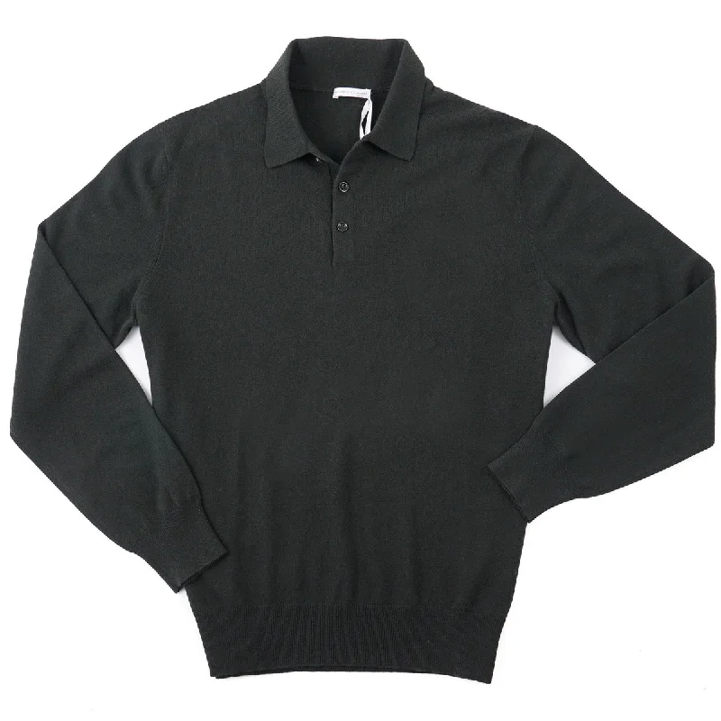 Manrico Classic-Fit Cashmere Polo Sweater Gym