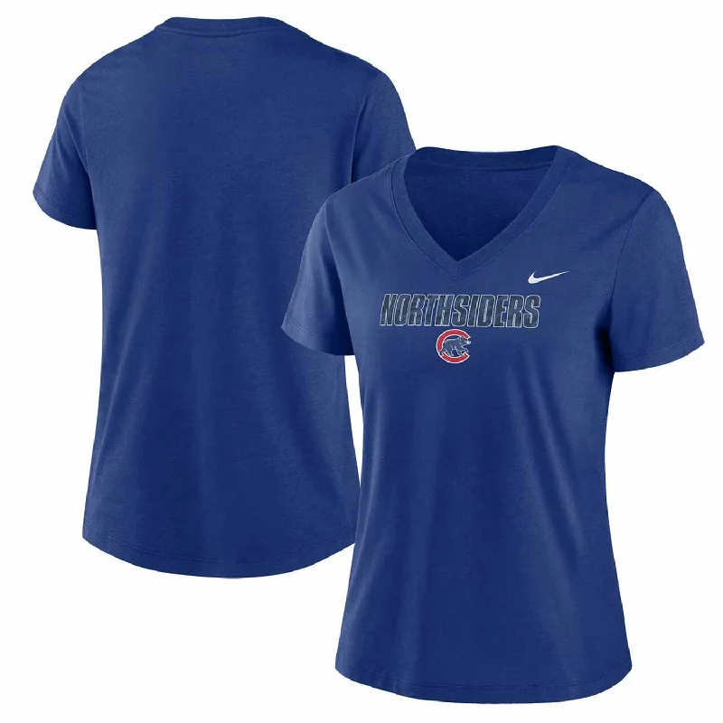 Chicago Cubs Nike Women's Local Phrase T-Shirt Laid