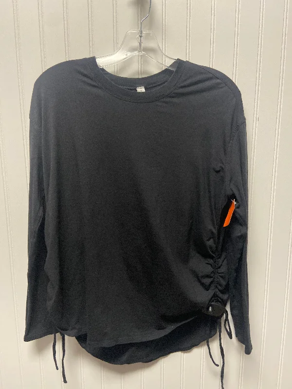 Top Long Sleeve By Lululemon In Black, Size: 6 Stylish Men's Tropical 