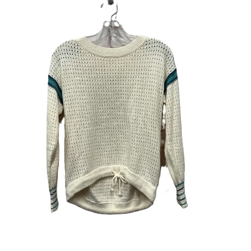 Sweater By Lou And Grey In Blue & Cream, Size: Xxs Sophisticated Men's 