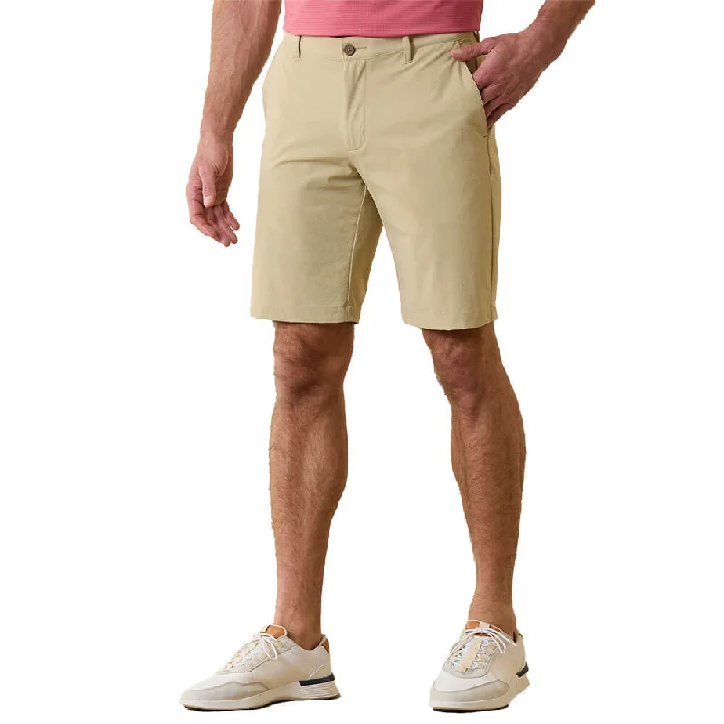 Tommy Bahama 10-Inch Chip Shot Shorts - Stone Khaki Dynamic Men's High