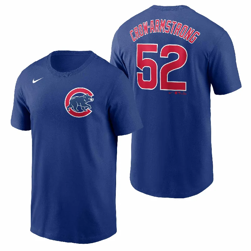 Chicago Cubs Pete Crow-Armstrong Nike Name & Number T-Shirt Athletic Men's Compression