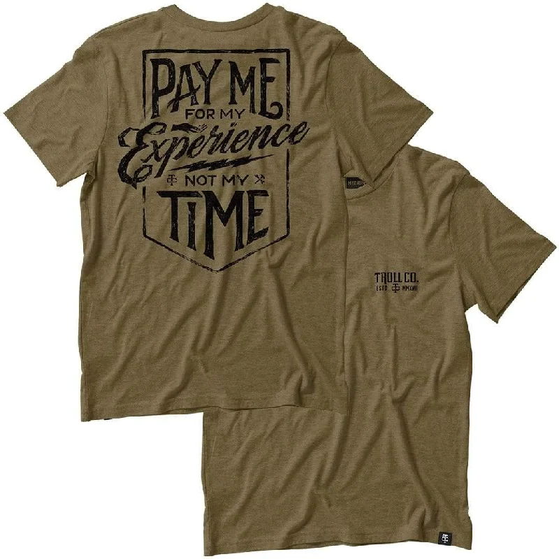 Pay Me Tee - Military Green Relaxed Men's Australian 