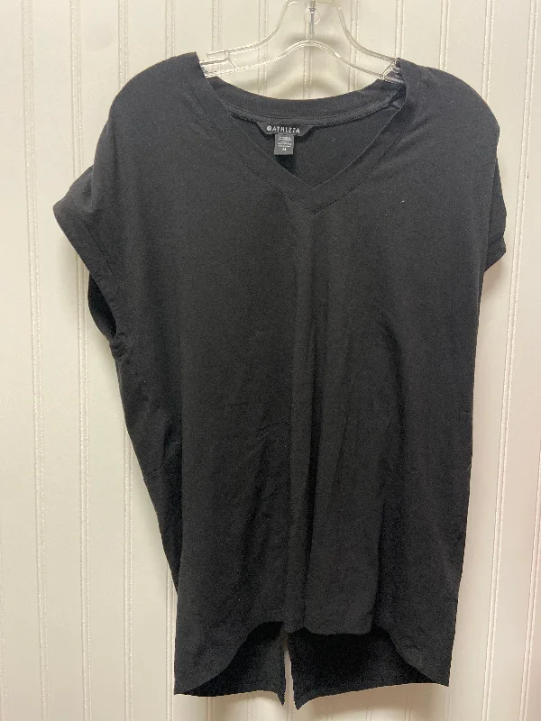 Black Athletic Top Short Sleeve Athleta, Size M Tough Men's Tactical