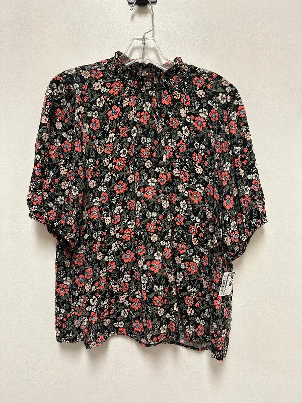 Top Short Sleeve By Knox Rose In Floral Print, Size: S Tough Men's Military