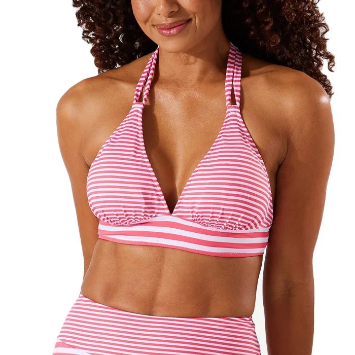 Tommy Bahama Breaker Bay Stripe Reversible Double Strap Halter Top - Coral Coast Refined Men's Velvet