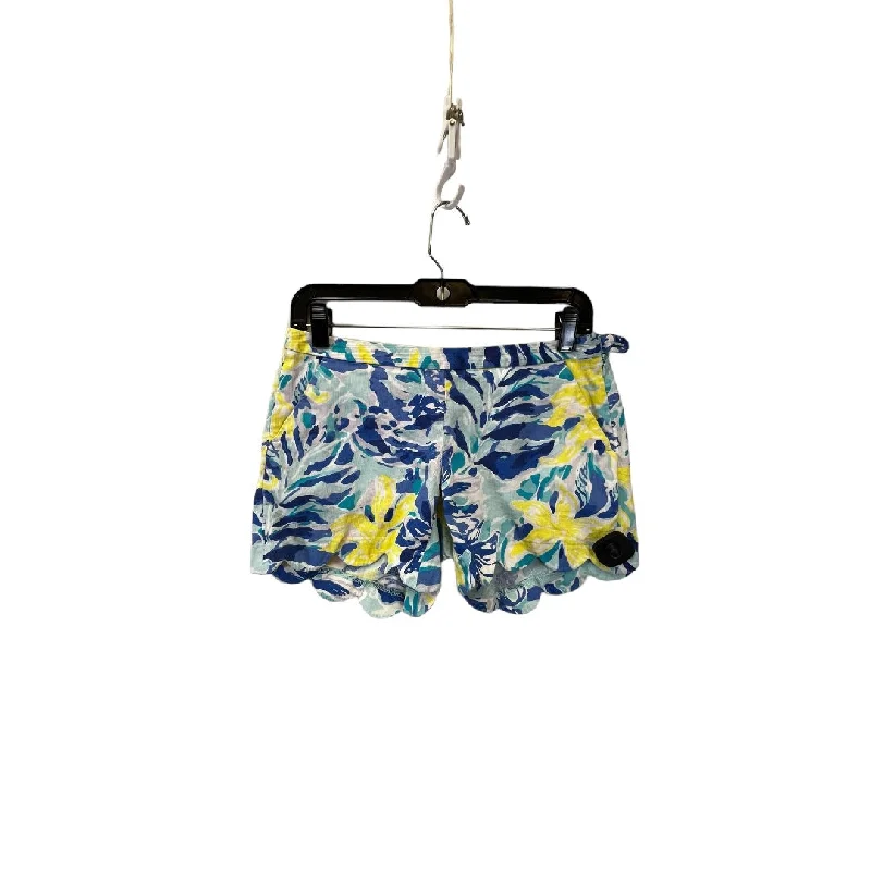 Blue & Yellow Shorts Lilly Pulitzer, Size 2 Relaxed Men's Australian 