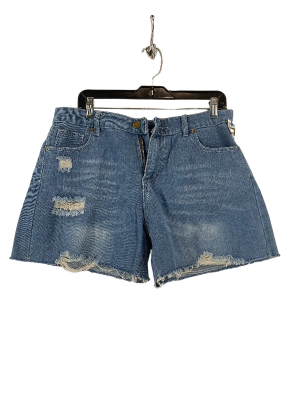 Blue Denim Shorts Clothes Mentor, Size Xxl Unique Men's Upcycled