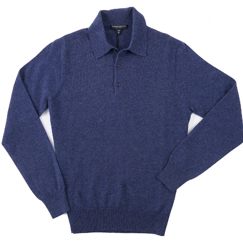 Manrico Classic-Fit Cashmere Polo Sweater Cclassic Men's Tweed