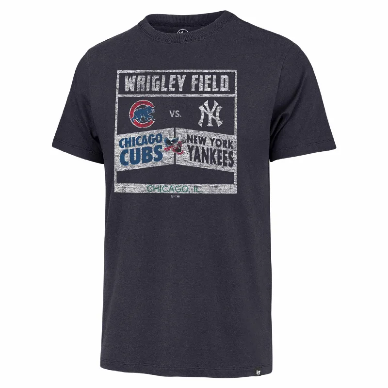 Chicago Cubs vs. New York Yankees 2024 Franklin T-shirt Dynamic Men's High