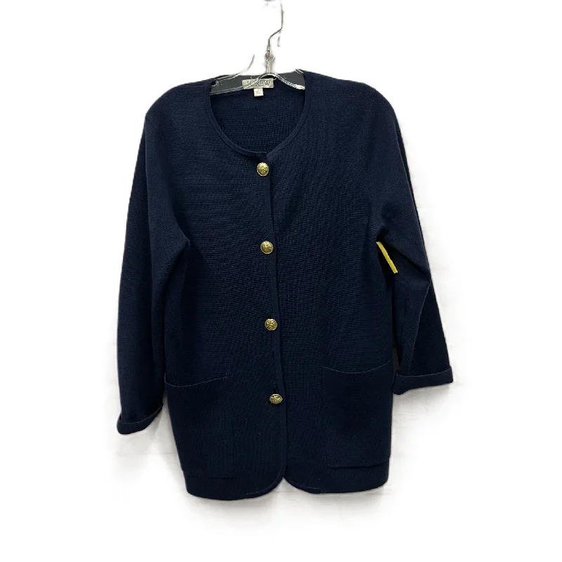 Sweater Cardigan By J. Crew In Blue, Size: S Refined Men's Hand