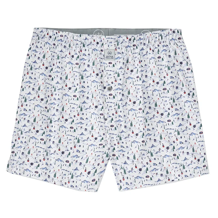 Peter Millar Maple Performance Boxers - White Practical Men's Multi