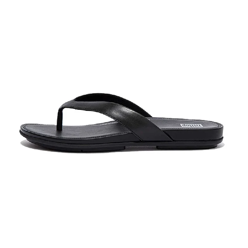 FitFlop Gracie Flip Flop Sandals - All Black Hip Men's Retro