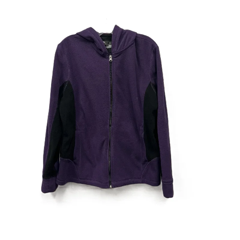 Athletic Jacket By Tek Gear In Purple, Size: Xl Unique Men's Upcycled