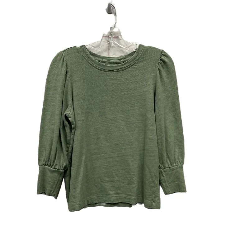 Top Long Sleeve By Loft In Green, Size: S Earthy Men's Sustainable 