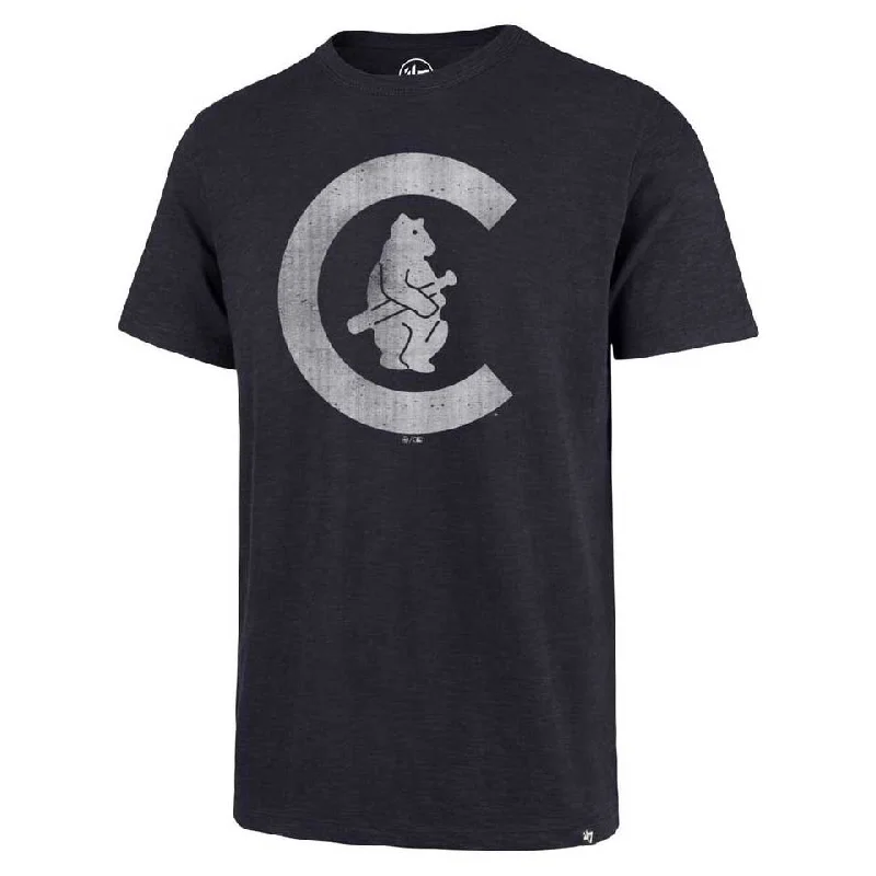 Chicago Cubs 1911 Navy Scrum T-Shirt Streetwear Style