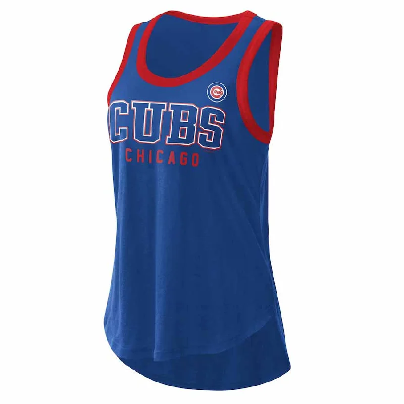 Chicago Cubs Women's Royal Clubhouse Tank Top Rugged Men's Outdoor 