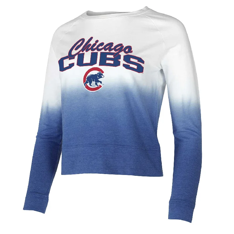 Chicago Cubs Women's Team Dye Long Sleeve Lounge Shirt Youthful Men's Pop