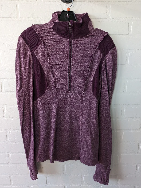 Athletic Top Long Sleeve Crewneck By Lululemon  Size: M Cozy Men's Winter