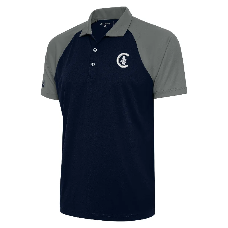 Chicago Cubs Navy 1914 Nova Polo Modern Men's Geometric