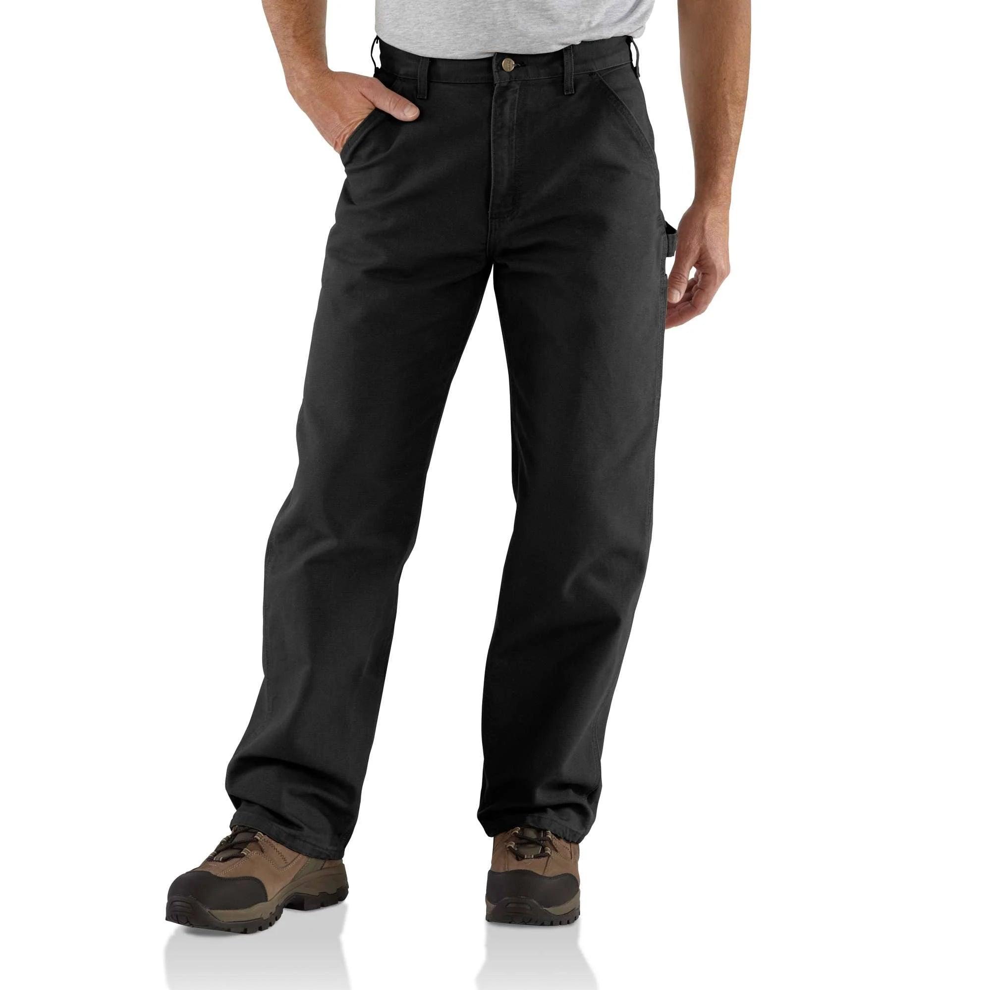 B11 - Men's Washed Duck Work Dungaree - Black Vacation