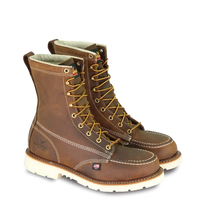 American Heritage - 8" Trail Crazyhorse - Moc Toe MAXwear 90 (Steel Toe) Cool Men's Skate