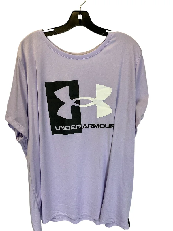 Athletic Top Short Sleeve By Under Armour  Size: 3x Unique Men's Upcycled