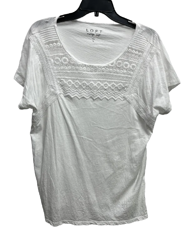 Top Short Sleeve By Loft  Size: L Cozy Men's Sherpa