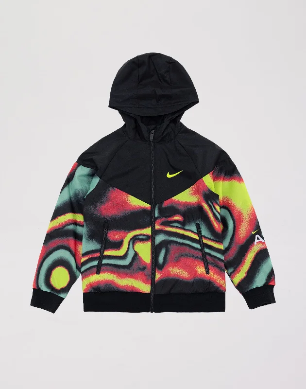 Nike Max Volume Windrunner Woven Lined Jacket Grade-School Streetwear Style