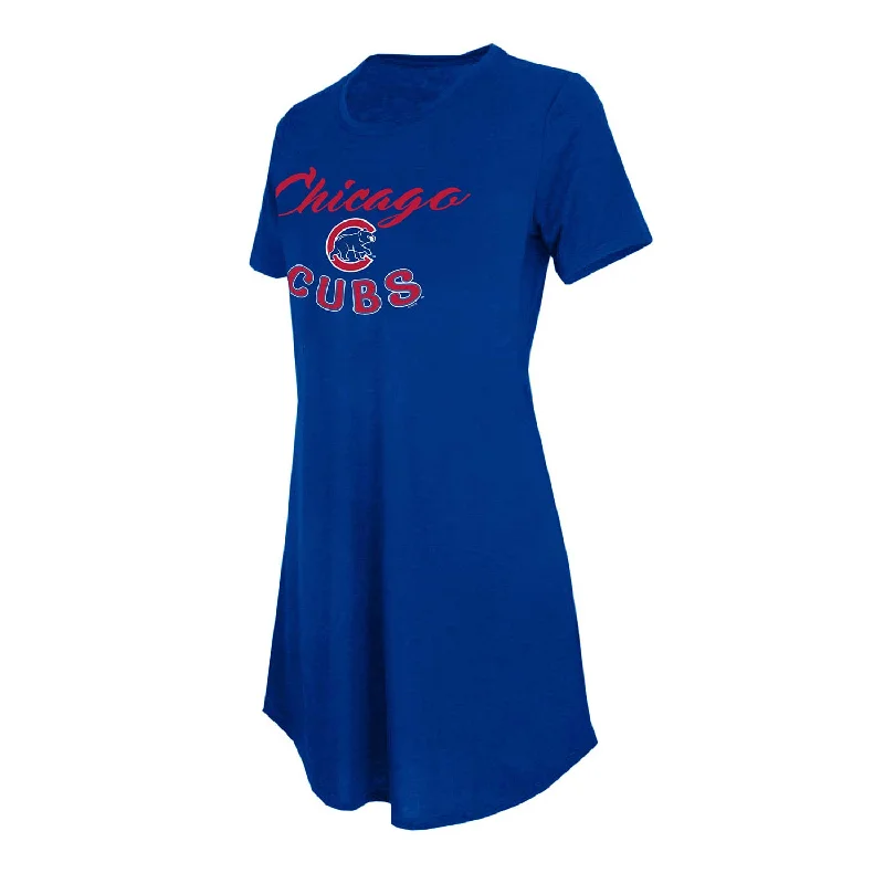 Chicago Cubs Women's Marathon Nightshirt Minimalist Men's Casual 