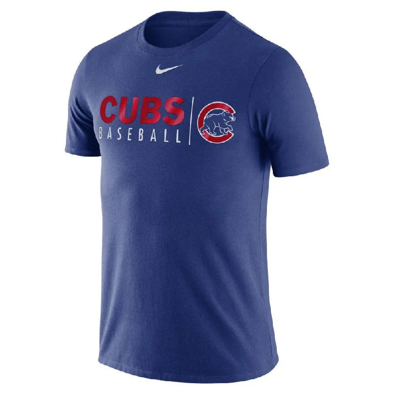 Chicago Cubs Royal Nike Dri Fit Practice Tee Vintage Men's 1970S Disco