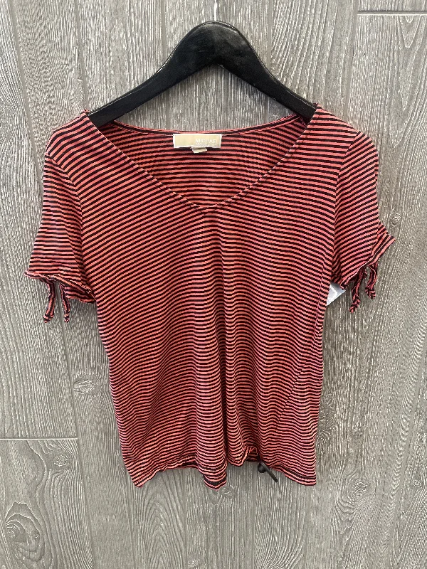 Top Short Sleeve By Michael By Michael Kors In Striped Pattern, Size: S Dynamic Men's Glow