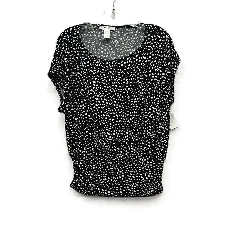 Top Sleeveless By White House Black Market In Black & White, Size: S Beach