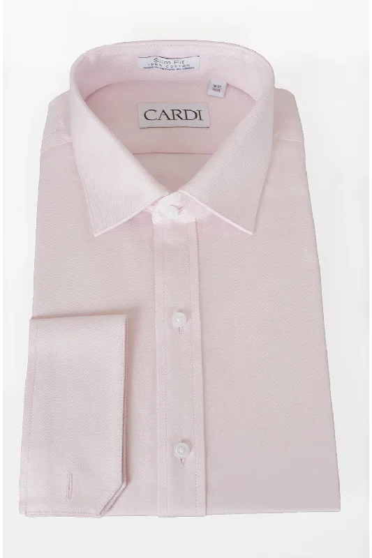 "Jamison" Pink Twill Spread Collar Dress Shirt Lumberjack