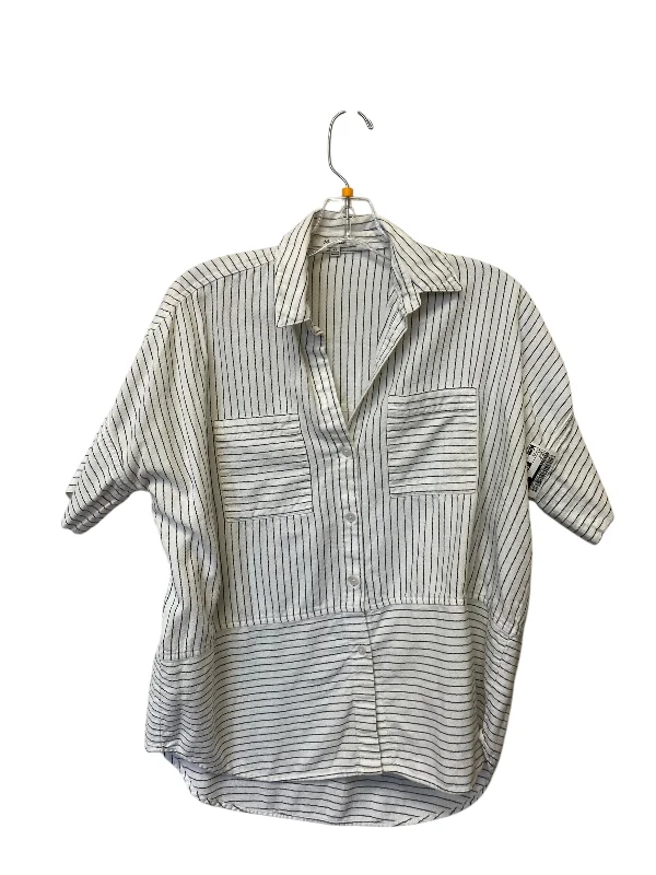 Top Short Sleeve By Madewell In White, Size: Xs Confident Men's High