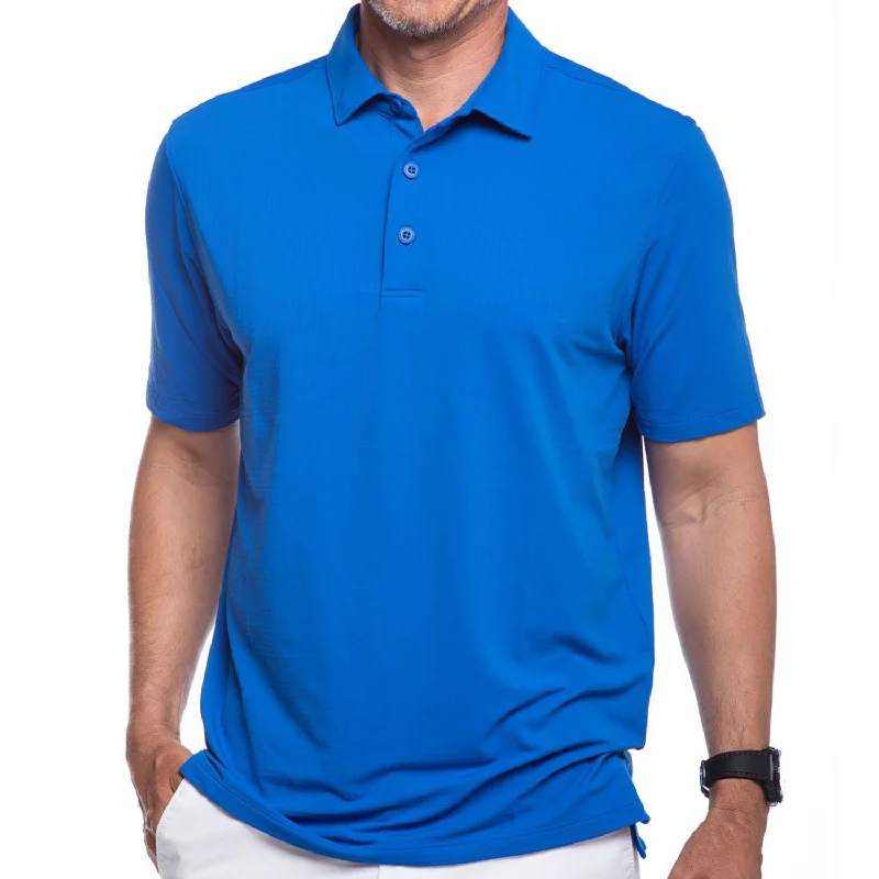 IBKUL Mens Polo Shirt - Royal Trendy Men's Scandinavian