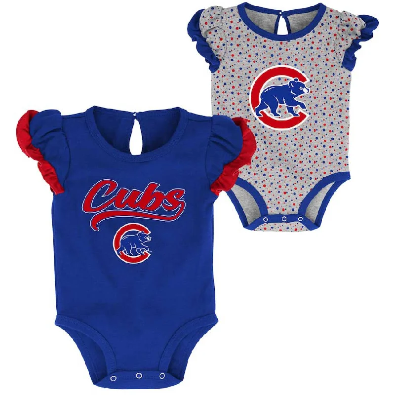 Chicago Cubs Newborn Scream & Shout 2-Pack Creeper Set Sporty Men's Tennis