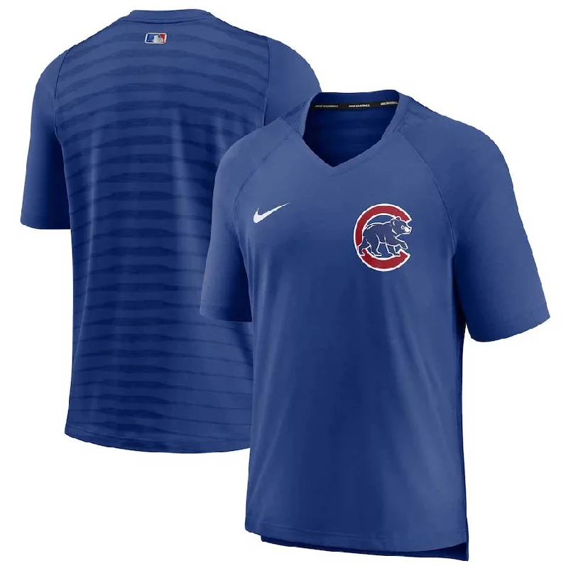 Chicago Cubs Nike Short Sleeve Pregame T-Shirt British Gentleman Style