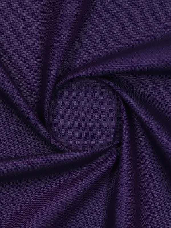 Men 100%Cotton Plain Shirt Fabric Dark Purple Ferrari Monochromatic All