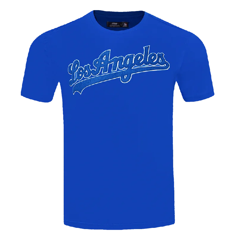 MLB LOS ANGELES DODGERS CLASSIC CHENILLE MEN'S TOP (ROYAL BLUE) Trendy Men's Scandinavian