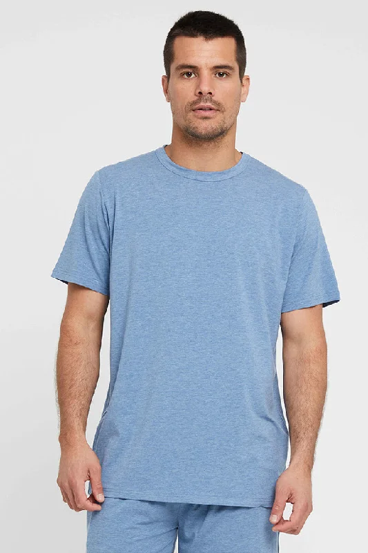 Men's Favourite Tee - Lake Blue Practical Men's Quick