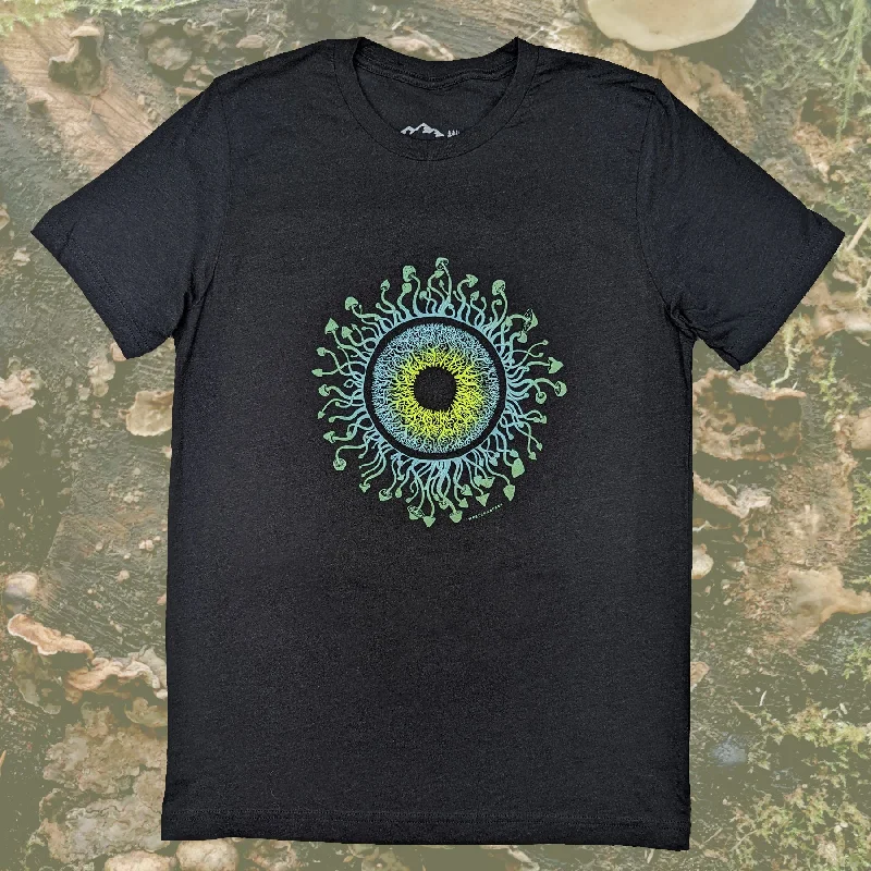 Adult Unisex Mycelium Eye Graphic Tee Laid