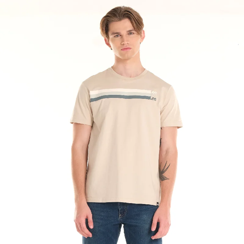 MENS' LOGO TEE WITH TWO-LINE ACCENT Cozy Men's Winter