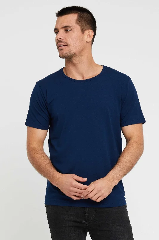 Men's Bamboo Tee - Navy Dynamic Men's Glow