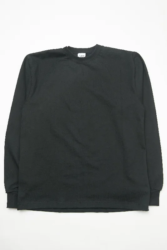 Camber #305 Max-Weight Jersey Long Sleeve T-Shirt - Black Masculine Men's 