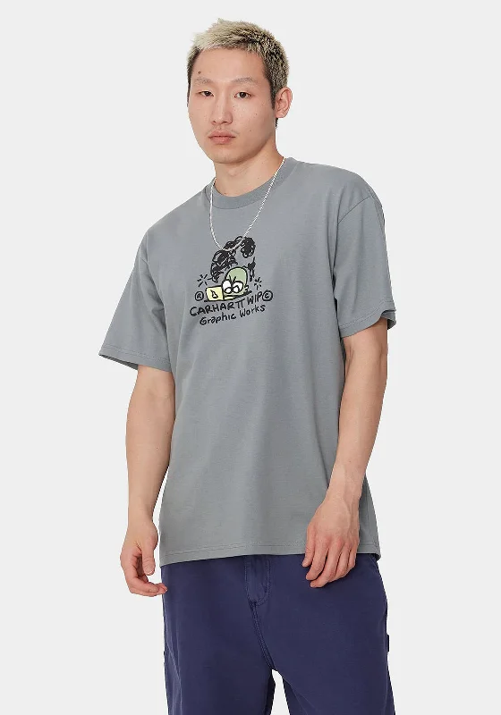 Carhartt WIP Graphic Works T-Shirt, Dove Grey Masculine Men's 