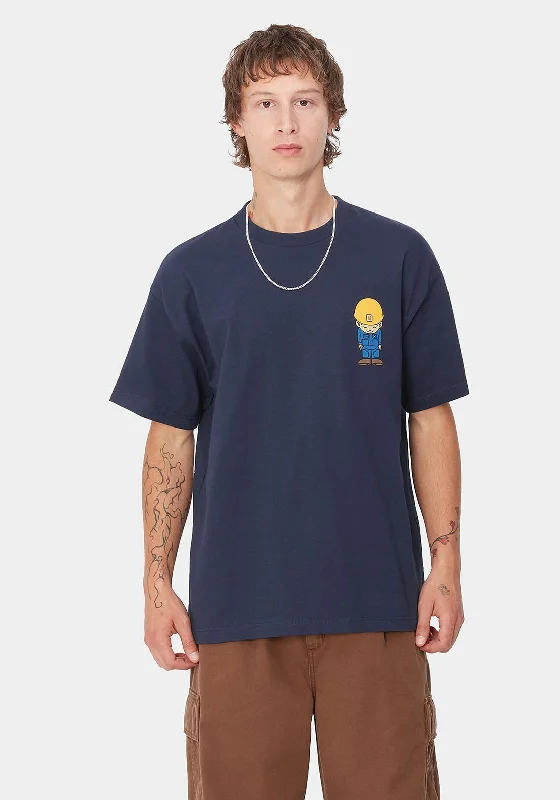 Carhartt WIP Sumimasen Graphic T-Shirt, Air Force Blue Monochromatic All