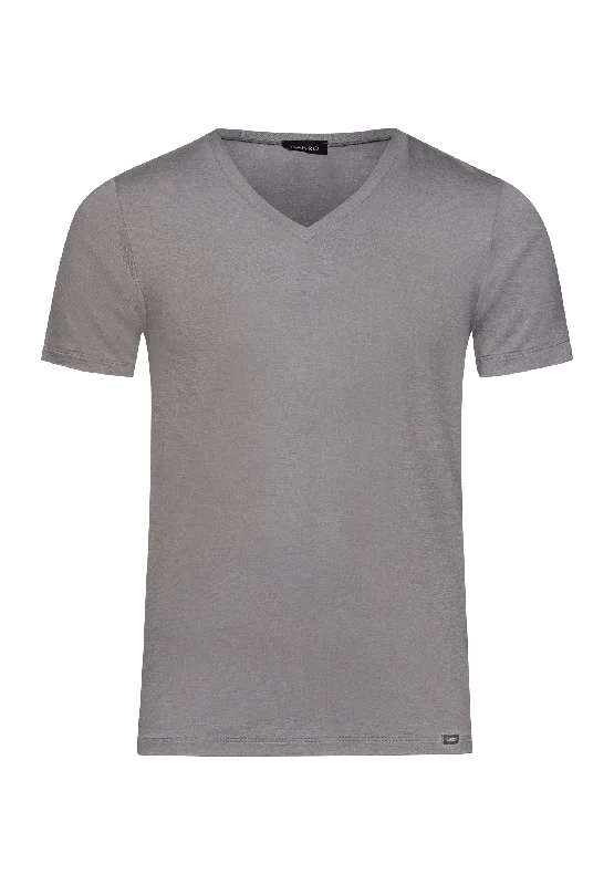 Harry TENCEL™ V-Neck T-Shirt | Nordic Grey 73229-2686 Refined Men's Hand