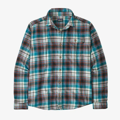 Men's Long-Sleeved Cotton in Conversion Fjord Flannel Shirt Bold Men's Statement