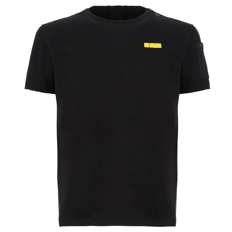 Protee T-Shirt - Black + Yellow Logo Refined Men's Classic 